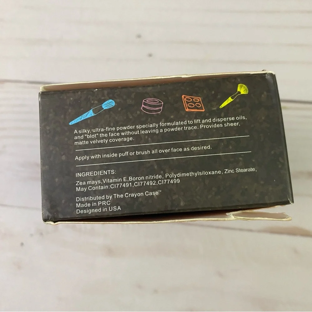 The Crayon Case Chalk Dust Setting Powder Box Wear